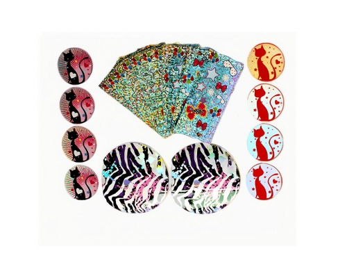Colorful Laser Stickers